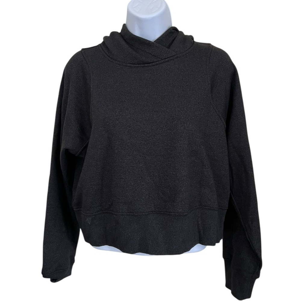 Lululemon Loungeful Cropped Hoodie
Sparkle Black Women's Size 6 Excellent